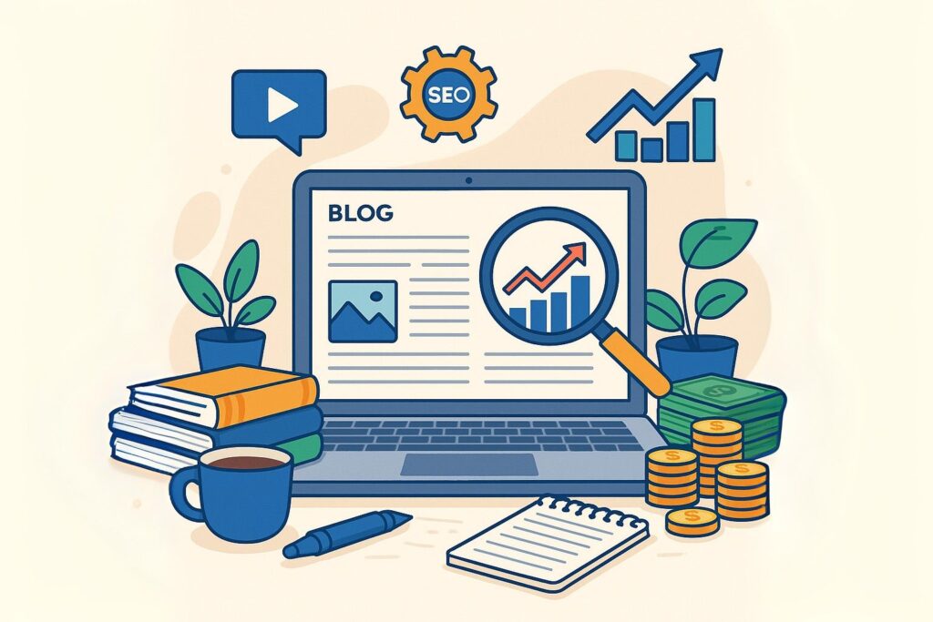 como escrever artigos otimizados para blog de renda extra