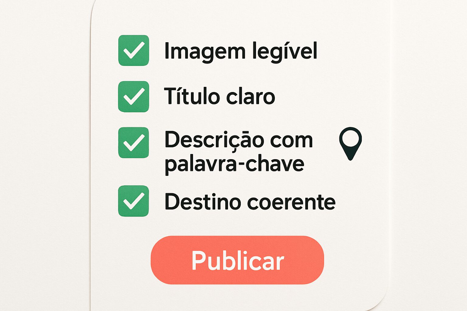 Checklist final e próximos passos