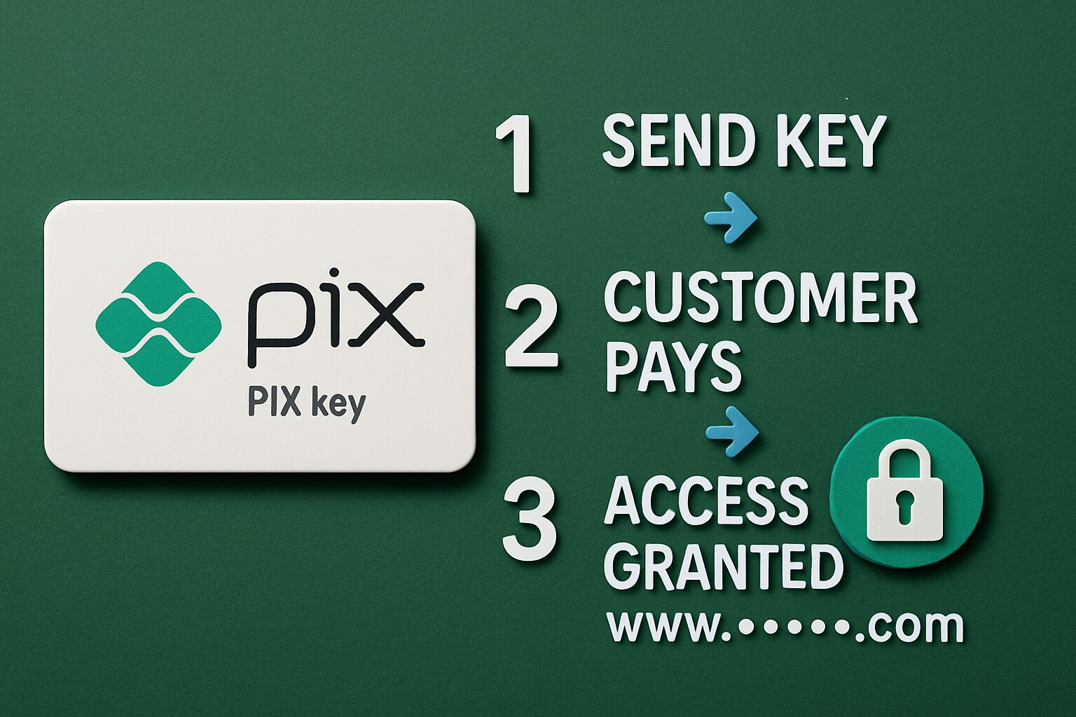 como receber pagamentos de produtos digitais pelo facebook sem site usando pix com fluxo simples de confirmação e liberação de acesso no messenger